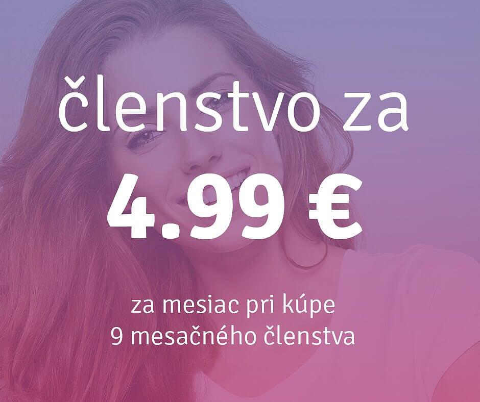 Akcia 4,99 EUR mesačne za prémiové členstvo